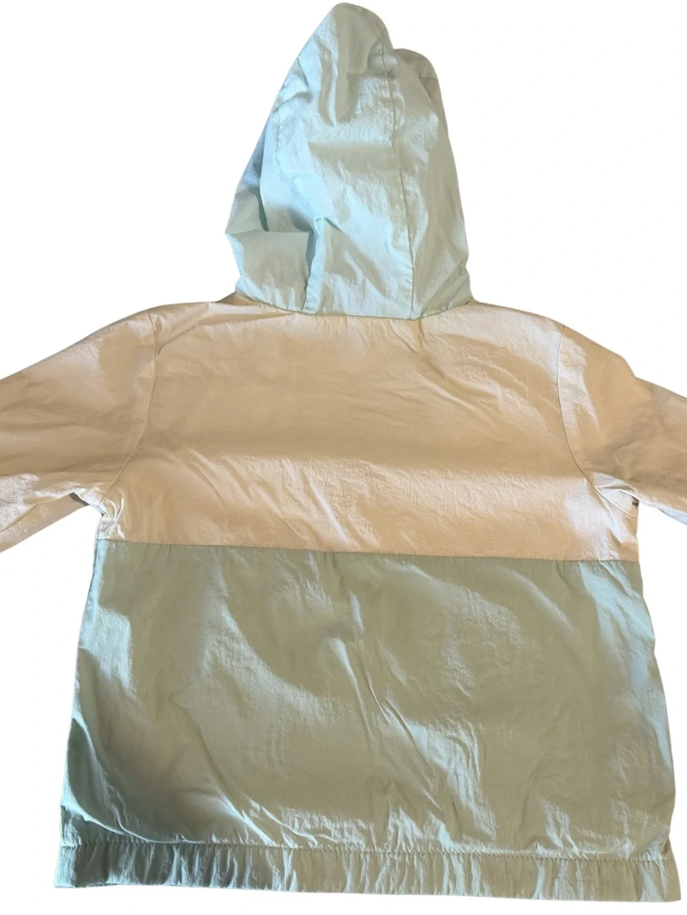 (5 for $10) | Cat & Jack Light Aqua and Cream Pullover Windbreaker Hoodie